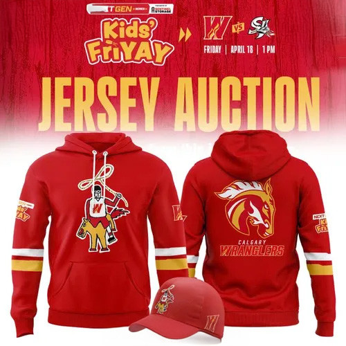 Calgary Wranglers Kid Friday Special Hoodie Presents For Hockey Fans