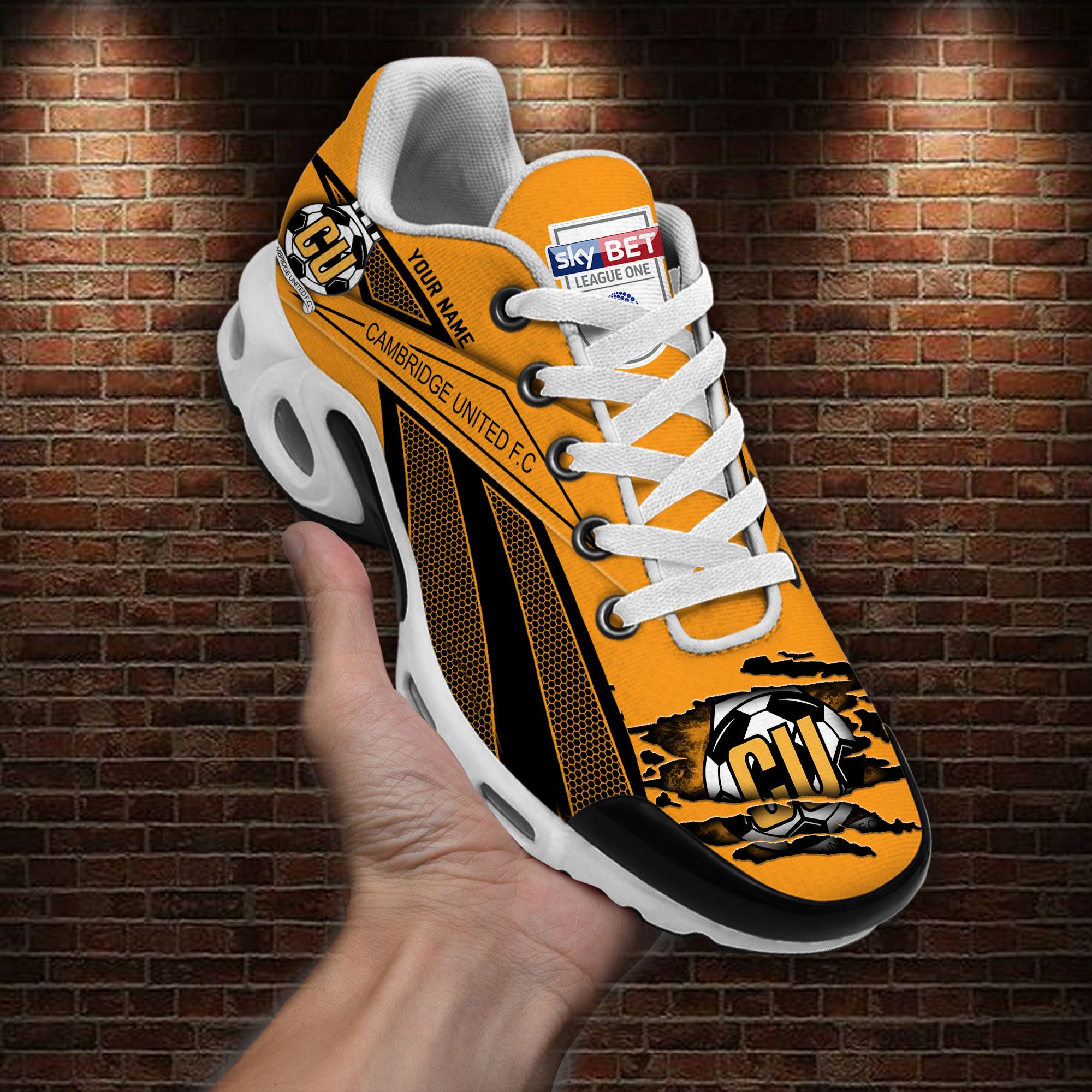 Cambridge United F.C Air Max Plus Shoes Sneakers For Men And Women