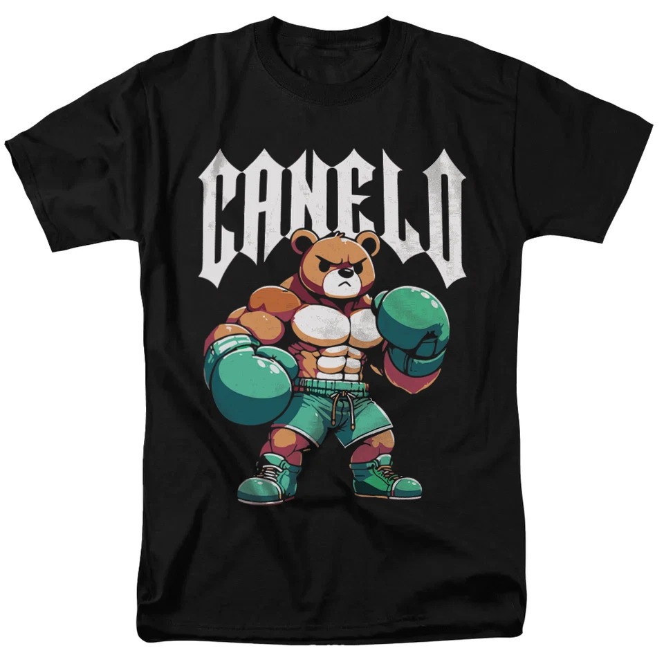 Canelo Alvarez Fighting Bear Oso Boxing T-Shirt Gift For Boxing Fans Oregontrailrvpk Shirt