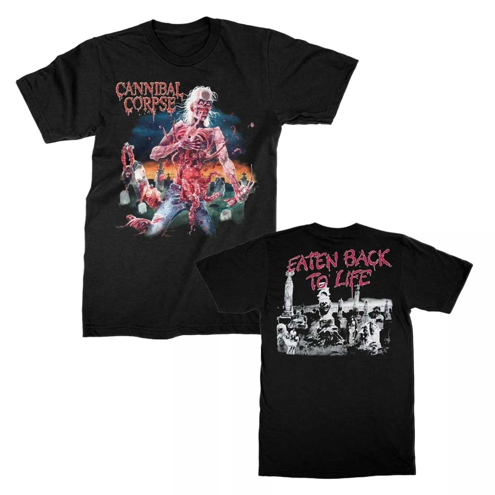 Cannibal Corpse Cd Cvr Eaten Back To Life T-Shirt Horror Oregontrailrvpk Shirt