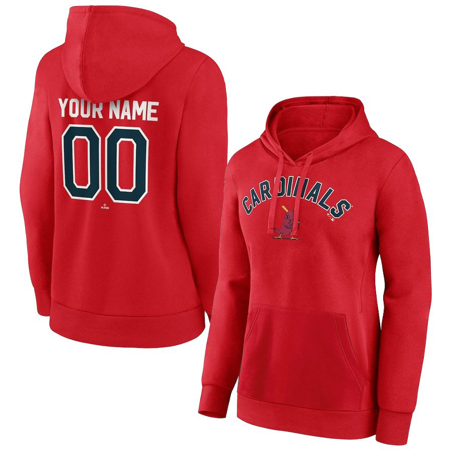 Cardinals Fanatics Red Personalized Cooperstown Collection Winning Streak Pullover Hoodie LouisCardinals21052420