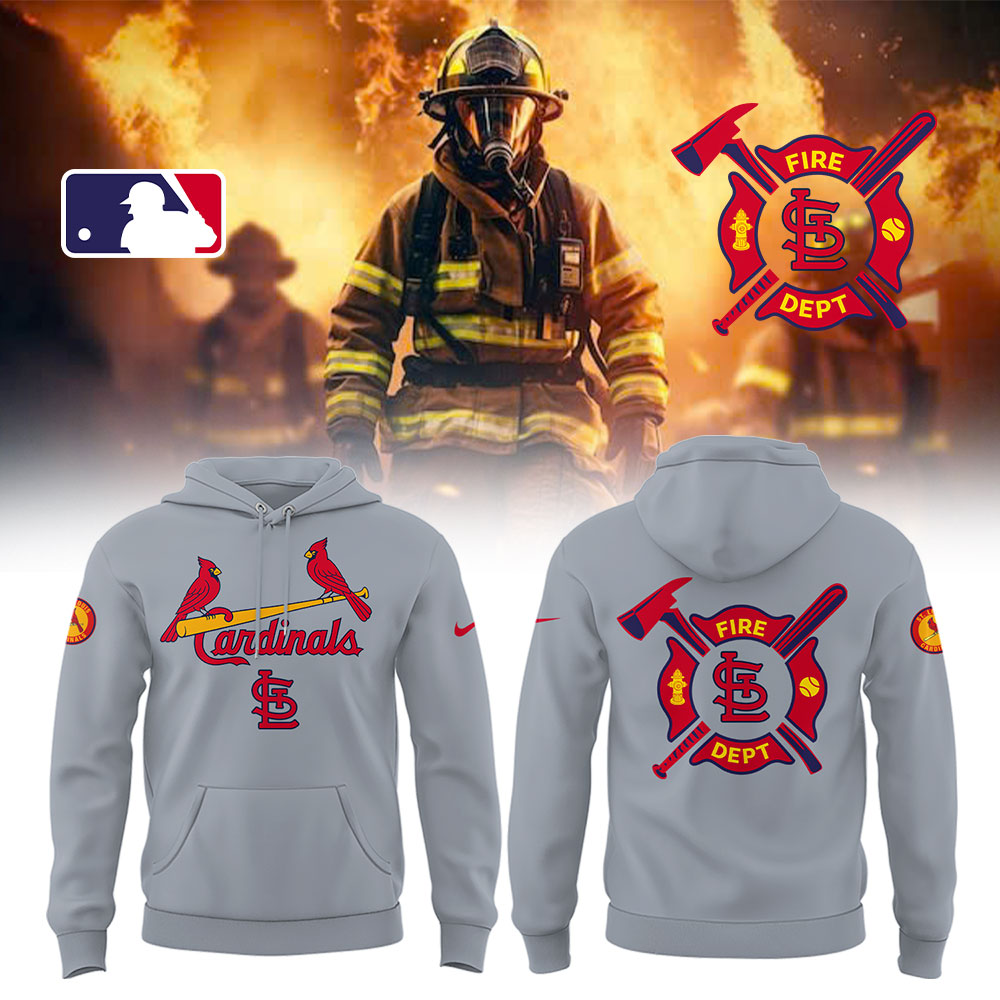 Cardinals x Firefighter Appreciation Night Hoodie Baseball