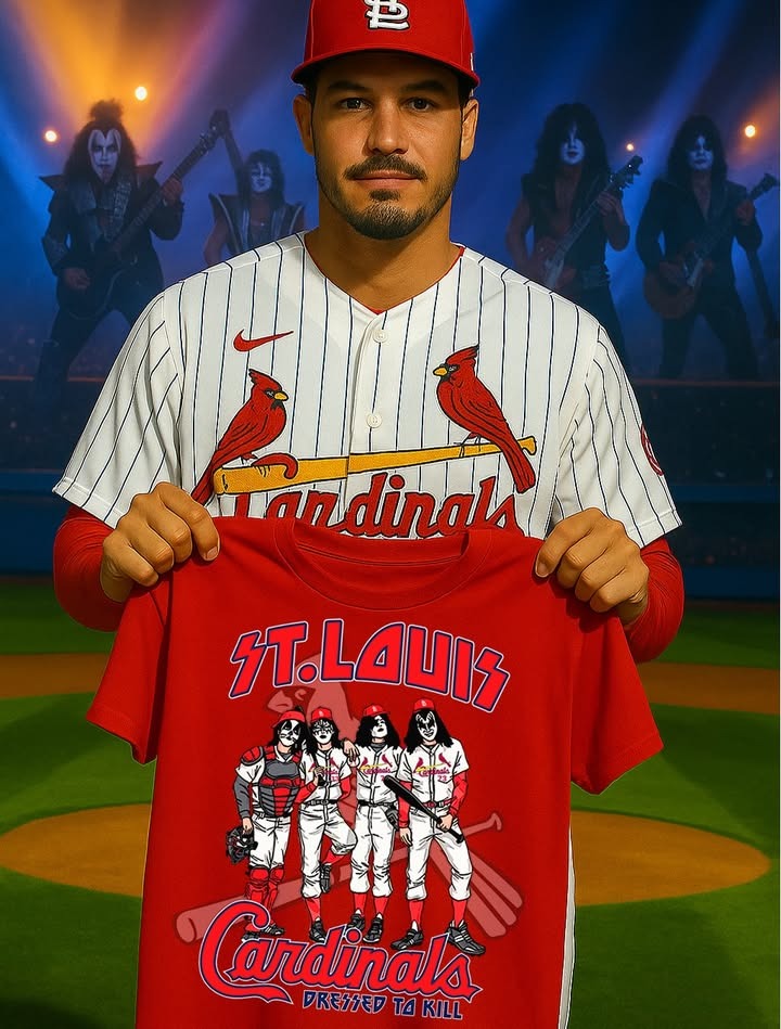 Cardinals x KISS Mashup T-Shirt Best Oregontrailrvpk Shirt