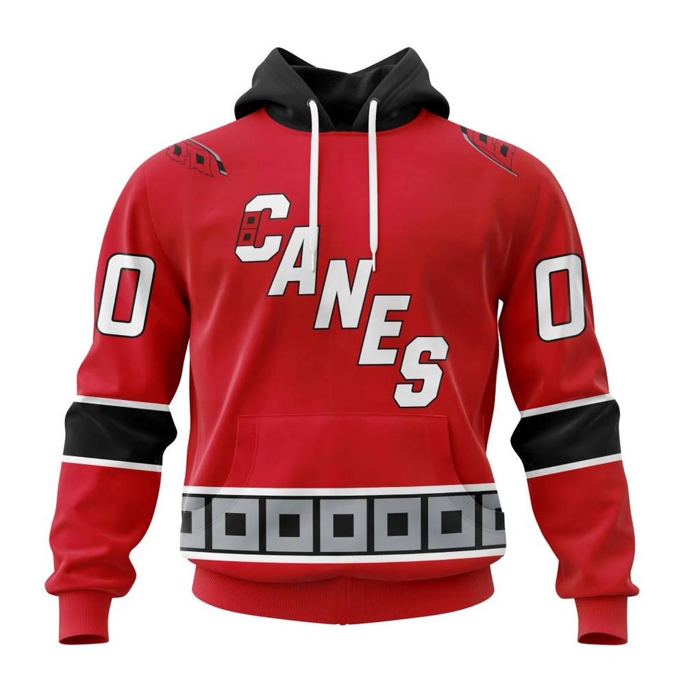 Carolina Hurricanes Reverse Retro Kits All Over Print Hoodie Style 22360