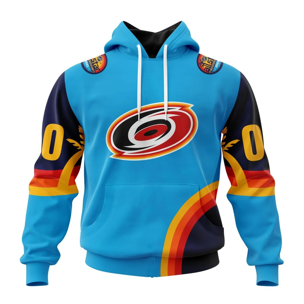 Carolina Hurricanes Special All-Star Game Design With Atlantic Ocean All Over Print Hoodie Style 26115
