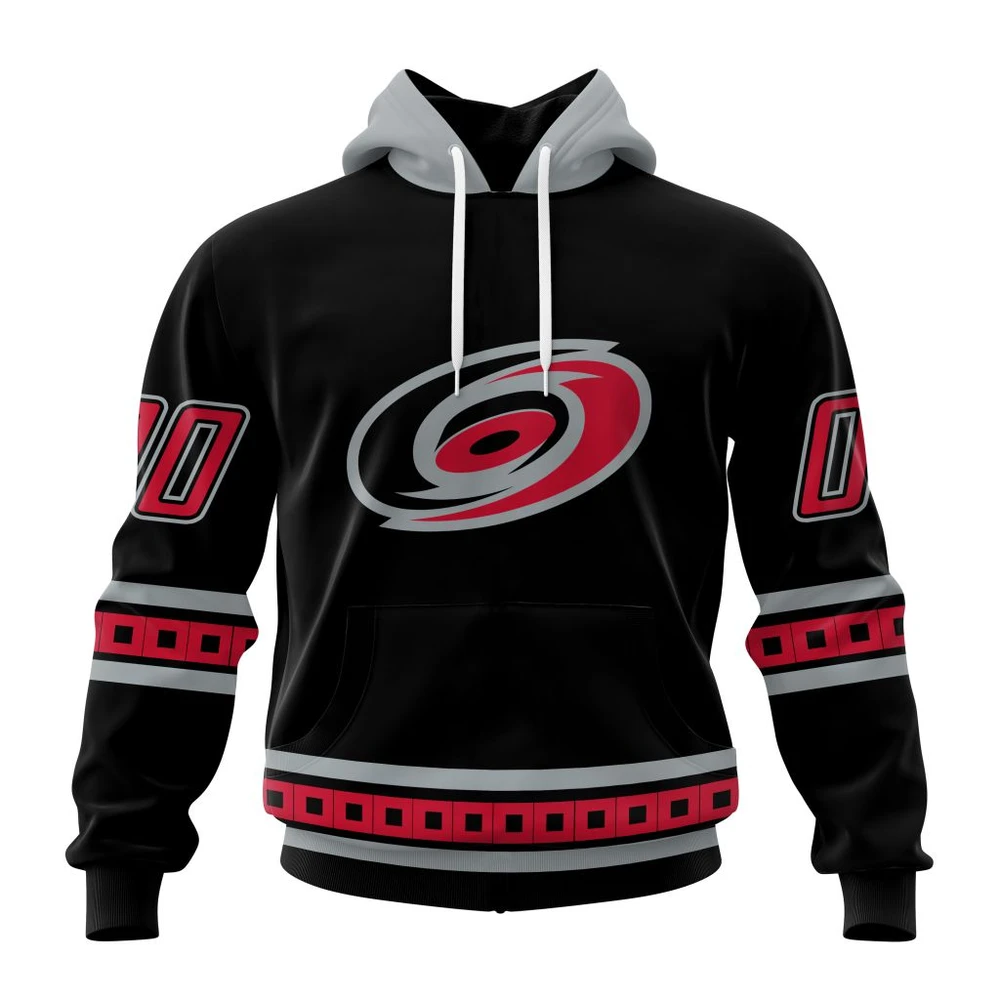 Carolina Hurricanes Special Blackout Design All Over Print Hoodie Style 20975