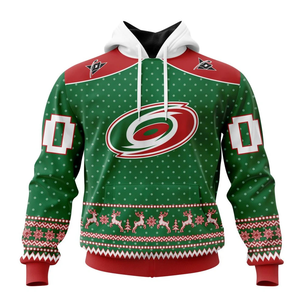 Carolina Hurricanes Special Christmas Apparel All Over Print Hoodie Style 86243