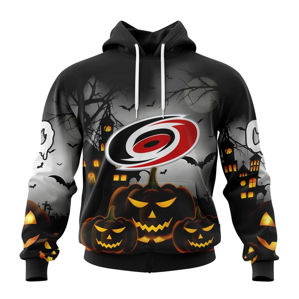 Carolina Hurricanes Special Design For Halloween All Over Print Hoodie Style 95673