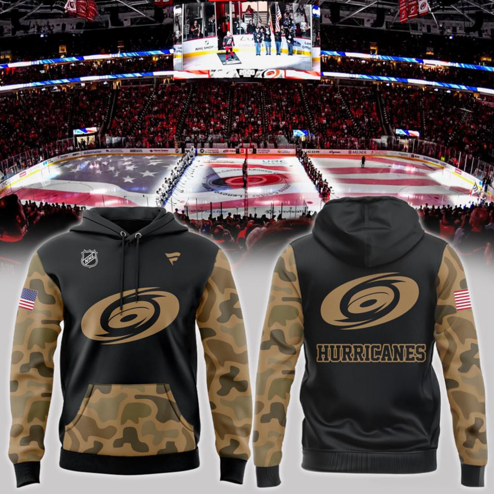 Carolina Hurricanes Special Edition Veterans Day Hoodie Unique Gifts For Hockey Fans