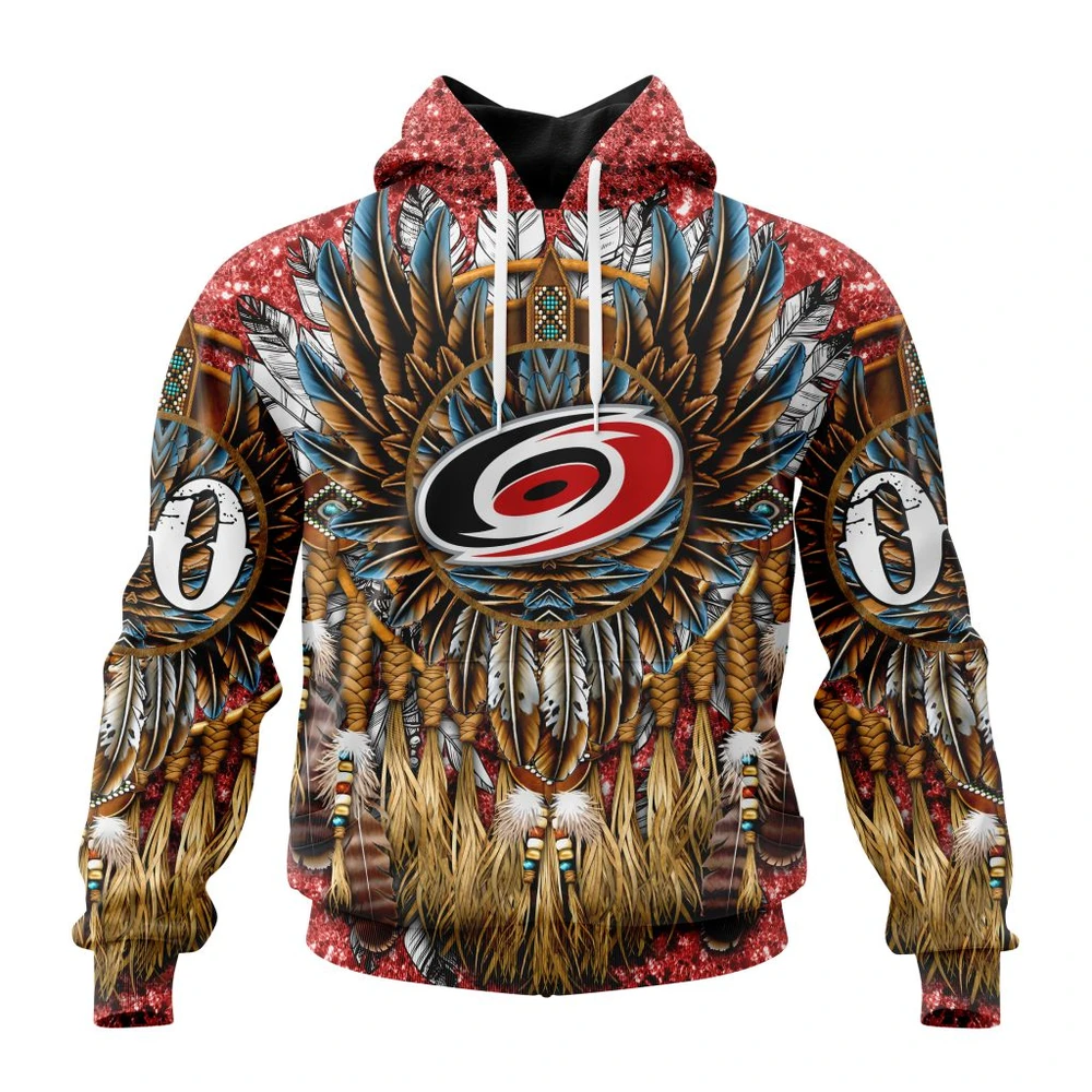 Carolina Hurricanes Special Native Costume Design All Over Print Hoodie Style 38997