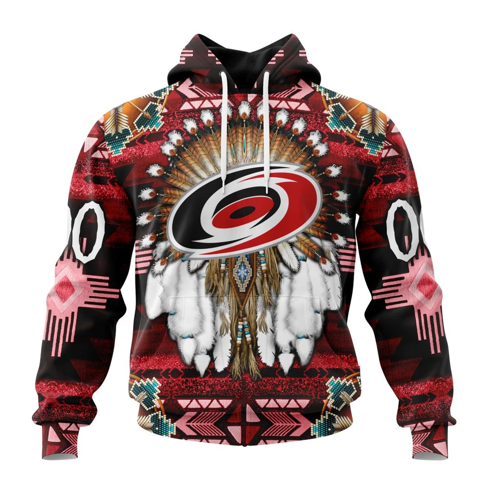 Carolina Hurricanes Special Native Costume Design All Over Print Hoodie Style 50950