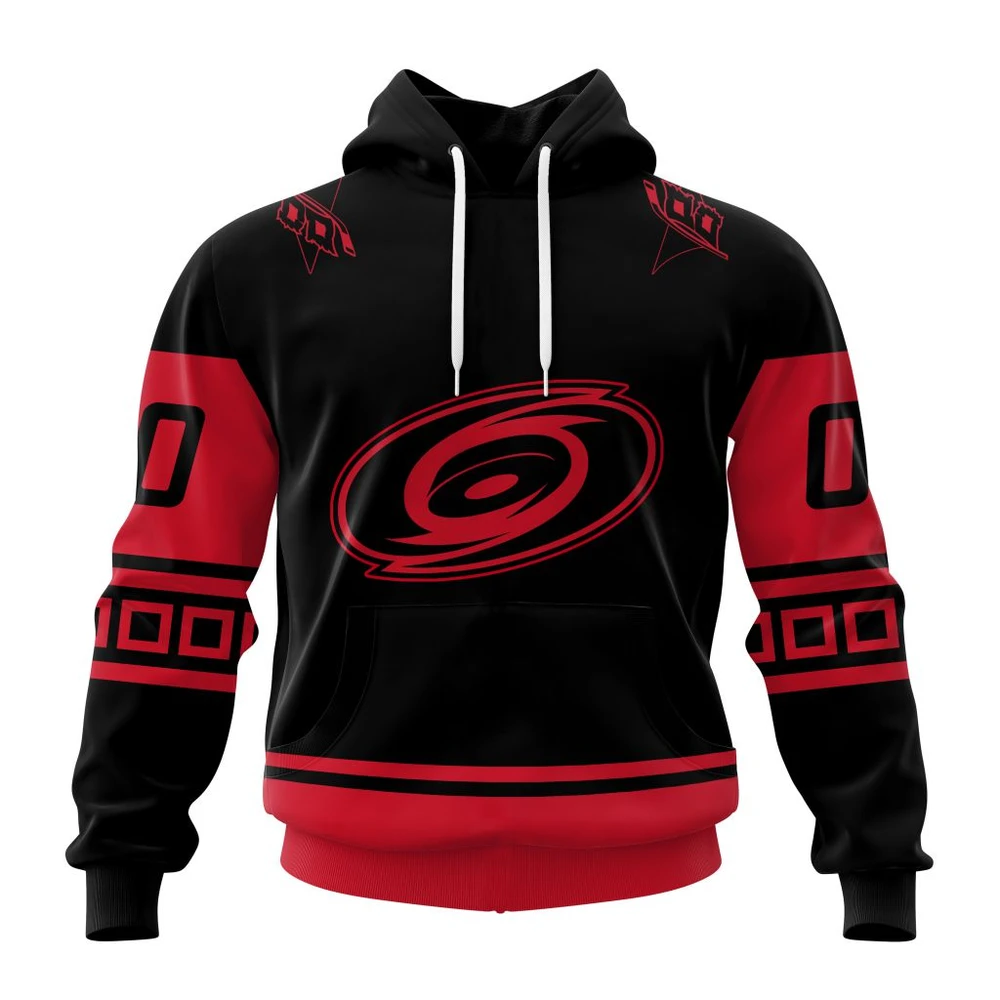 Carolina Hurricanes Special Two-Tone Design All Over Print Hoodie Style 44358