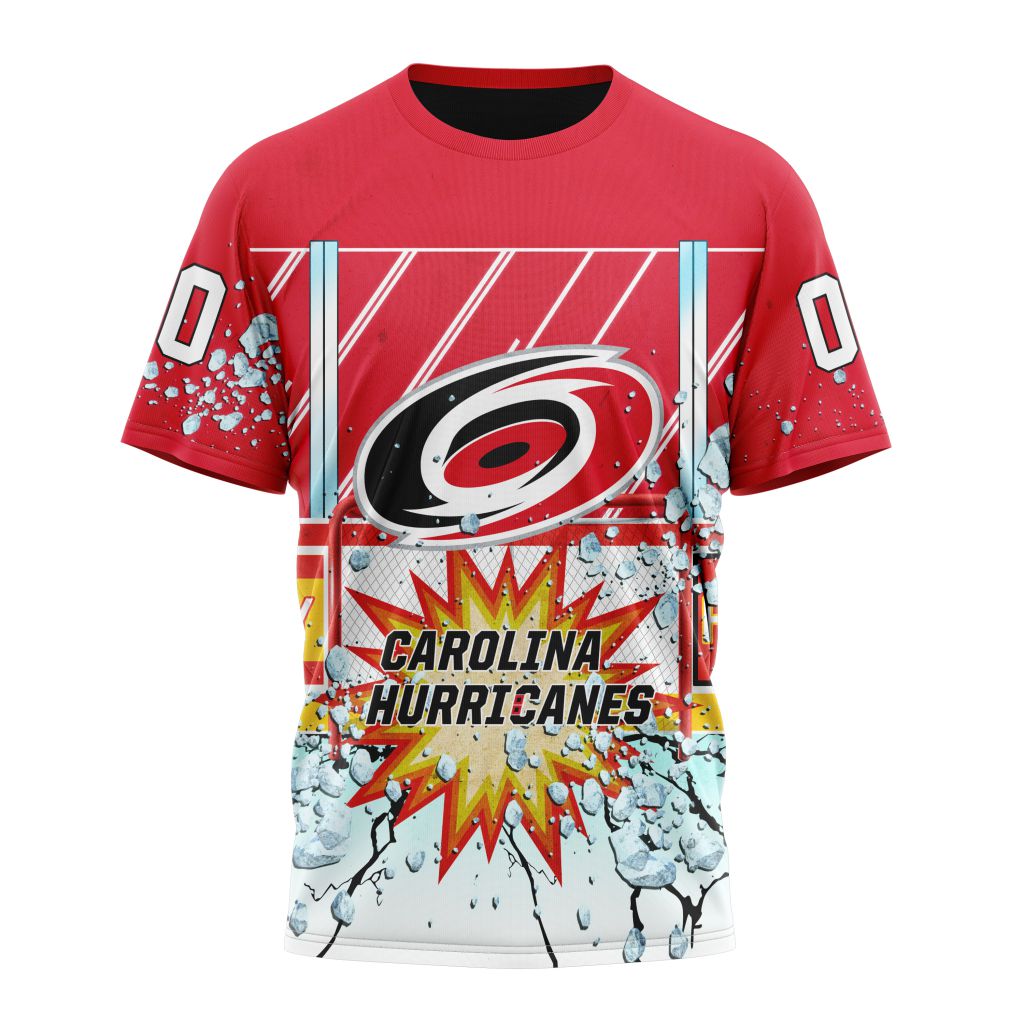 Carolina Hurricanes Specialized Jersey With Ice Hockey Arena Personalized Name And Number T-Shirt Oregontrailrvpk Shirt