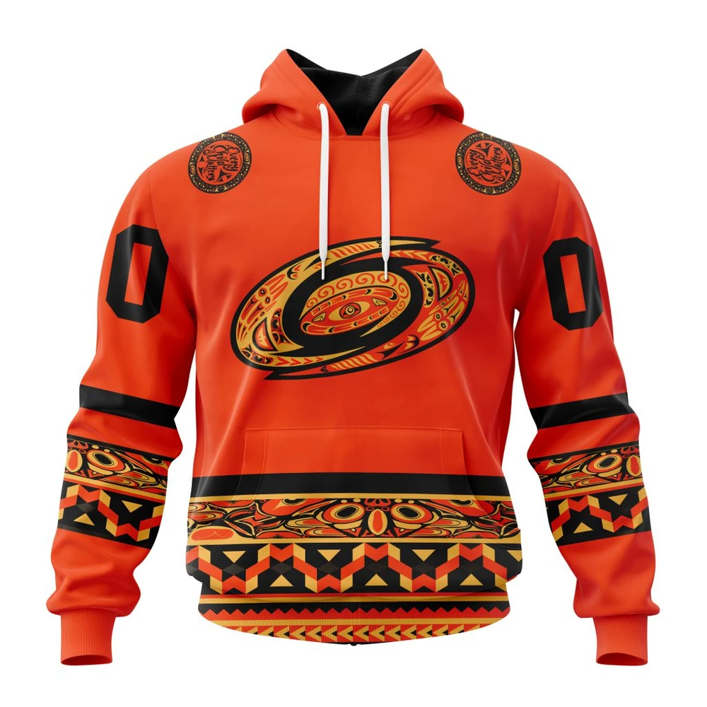 Carolina Hurricanes Specialized National Day For Truth And Reconciliation All Over Print Hoodie Style 64913
