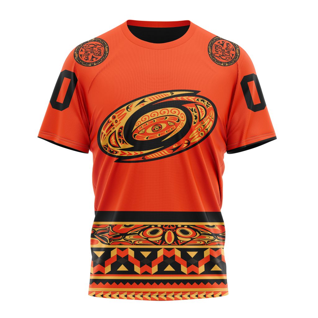 Carolina Hurricanes Specialized National Day For Truth And Reconciliation Personalized Name And Number T-Shirt Oregontrailrvpk Shirt