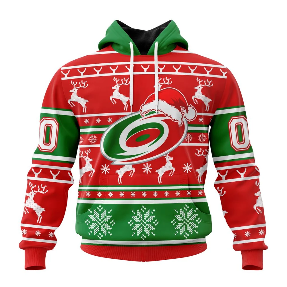 Carolina Hurricanes Specialized Unisex Christmas Is Coming All Over Print Hoodie Style 67311