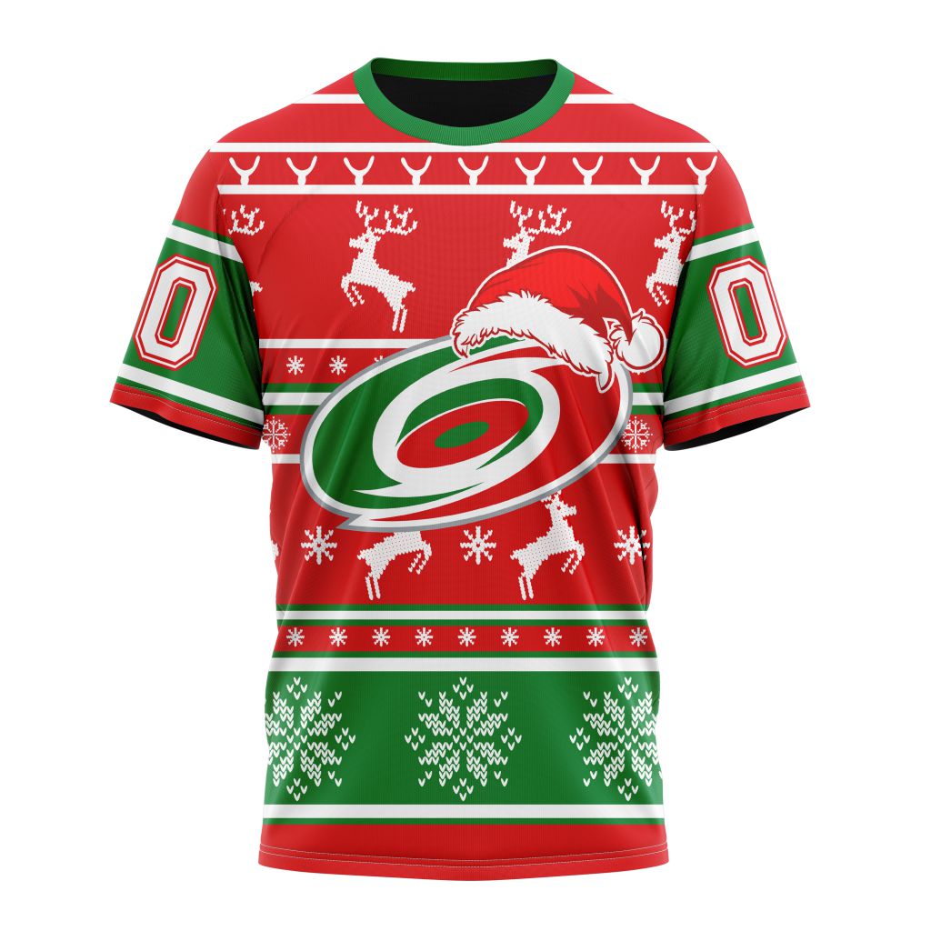 Carolina Hurricanes Specialized Unisex Christmas Is Coming Personalized Name And Number T-Shirt Oregontrailrvpk Shirt