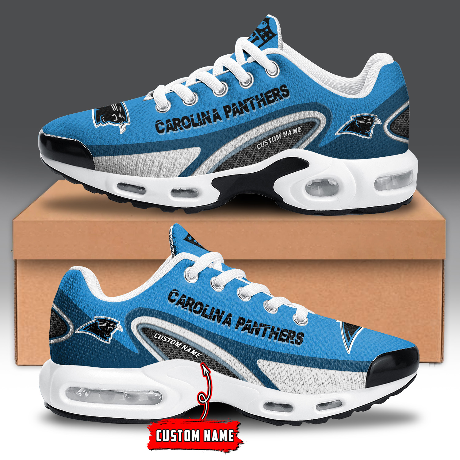 Carolina Panthers Air Max Plus Shoes Sneakers For Men And Women
