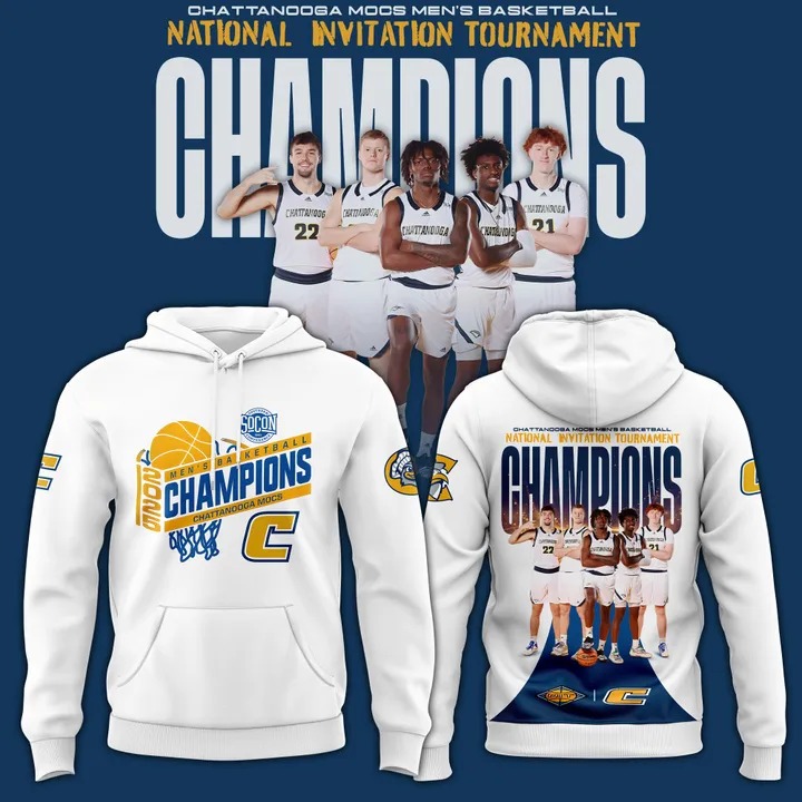 Chattanooga Basketball X 2025 Nit Champions Hoodie Gifts For Basketball Teammates