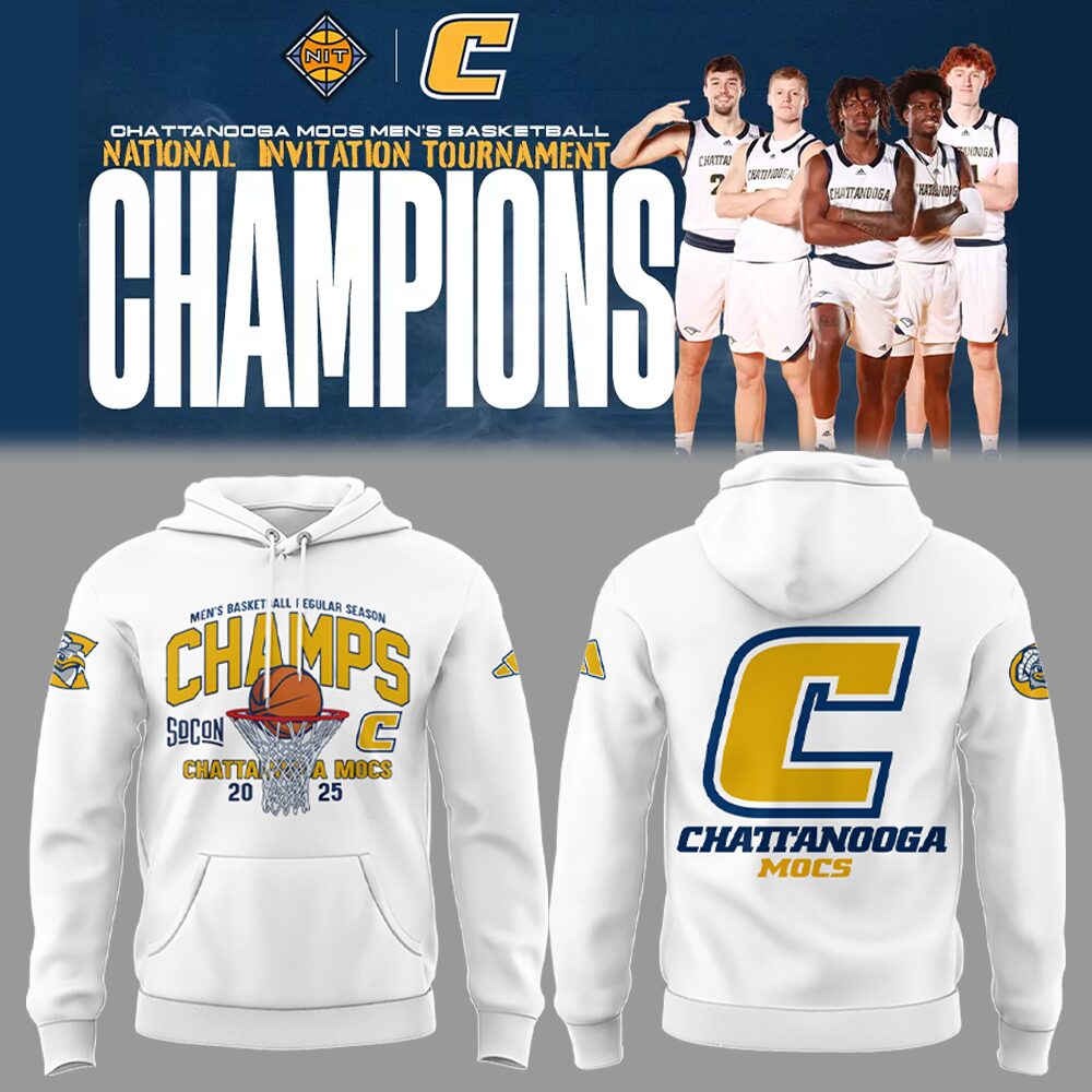 Chattanooga Basketball X 2025 Nit Champions Hoodie Gifts For Young Basketball Player