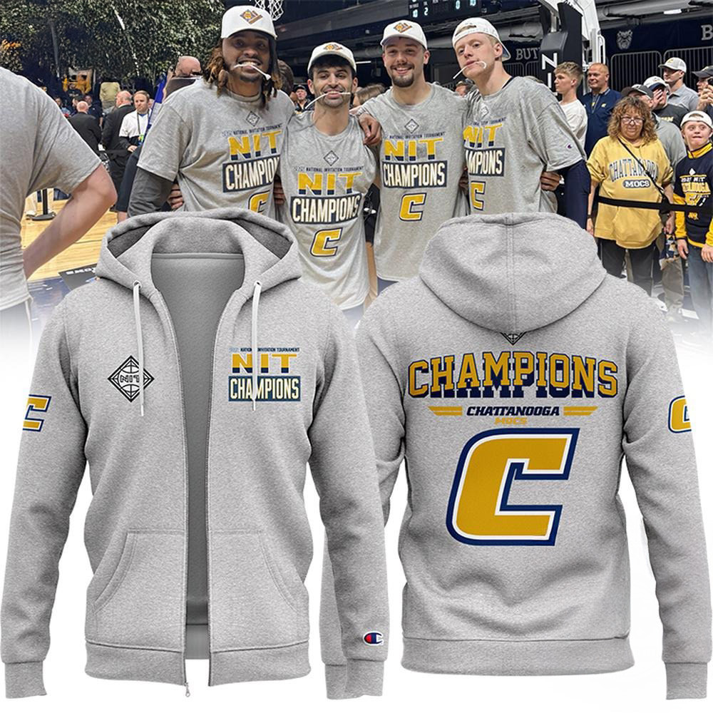 Chattanooga Mocs 2025 Basketball CHAMPIONS Zip Hoodie Basketball