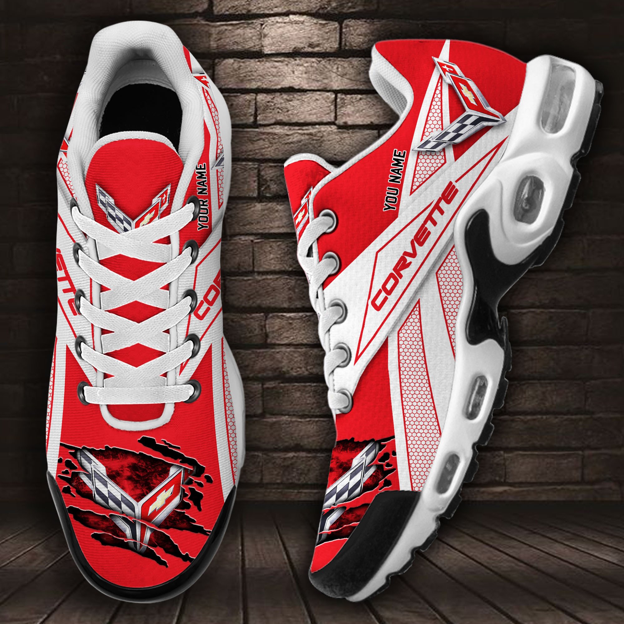 Chevrolet Corvette Air Max Plus Shoes Sneakers For Men And Women
