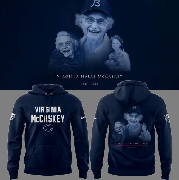 Chicago Bears NFL 2025 Nike Limited 'R.I.P Virginia Halas McCaskey' Hoodie Football