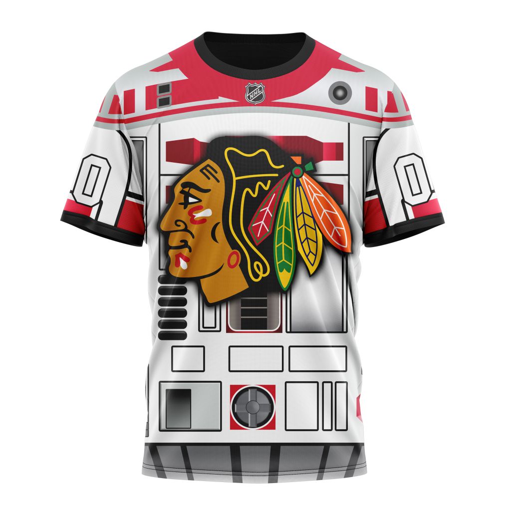 Chicago BlackHawks Specialized Star Wars May The 4th Be With You Personalized Name And Number T-Shirt Oregontrailrvpk Shirt