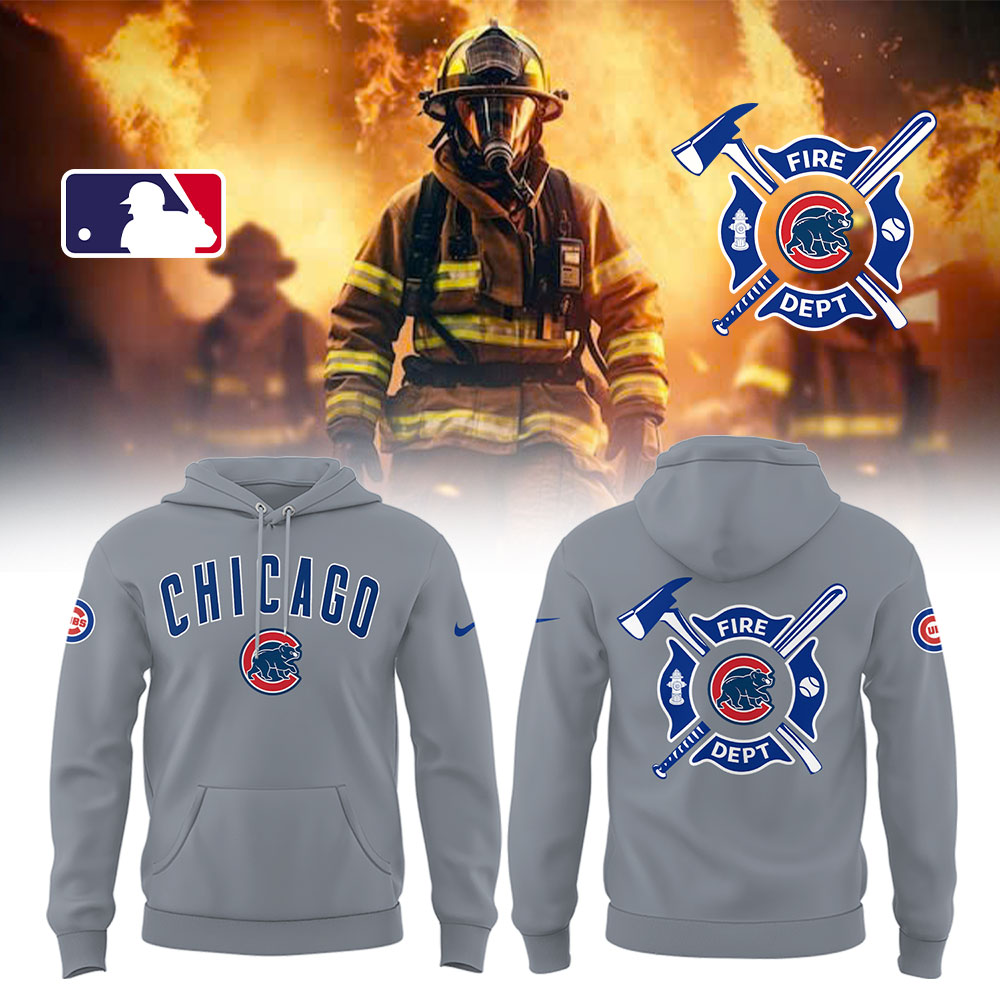Chicago Cubs x Firefighter Appreciation Night Hoodie Unique Baseball Gifts