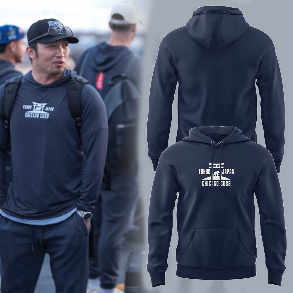 Chicago Cubs x Tokyo Series Hoodie Gift Ideas For Baseball Players