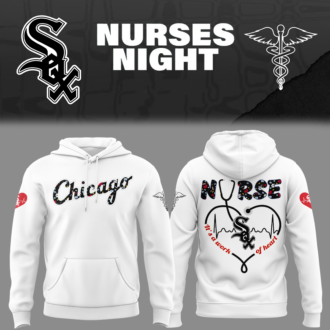Chicago White Sox Baseball Nurses Night Hoodie Baseball Coach Gift Ideas