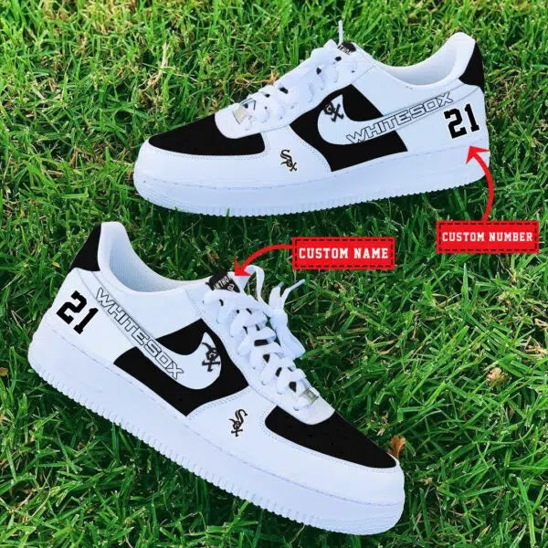 Chicago White Sox MLB Air Low-Top Sneakers Shoes For Men And Women