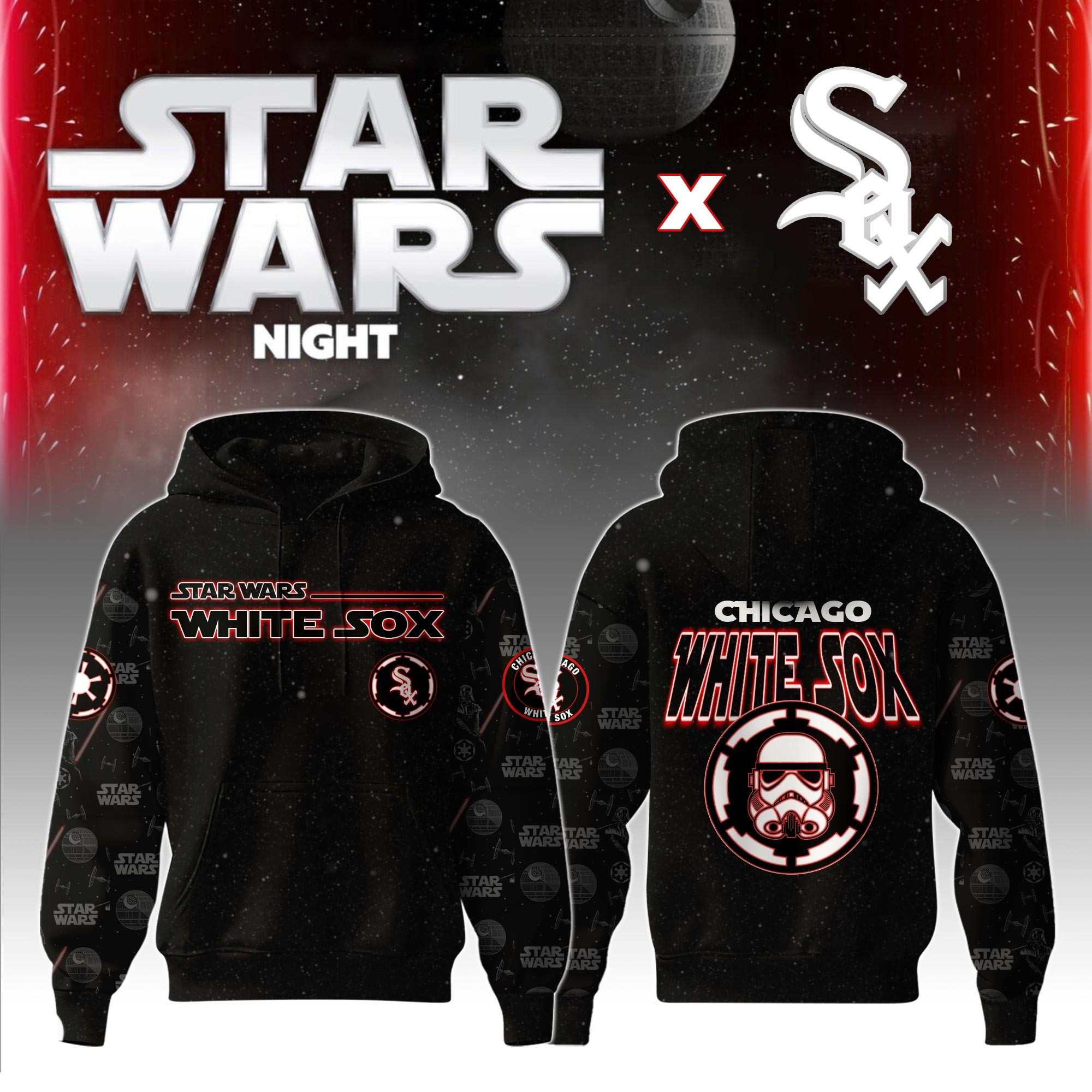 Chicago White Sox MLB x Star War Night Special Edition Hoodie 2025 Best