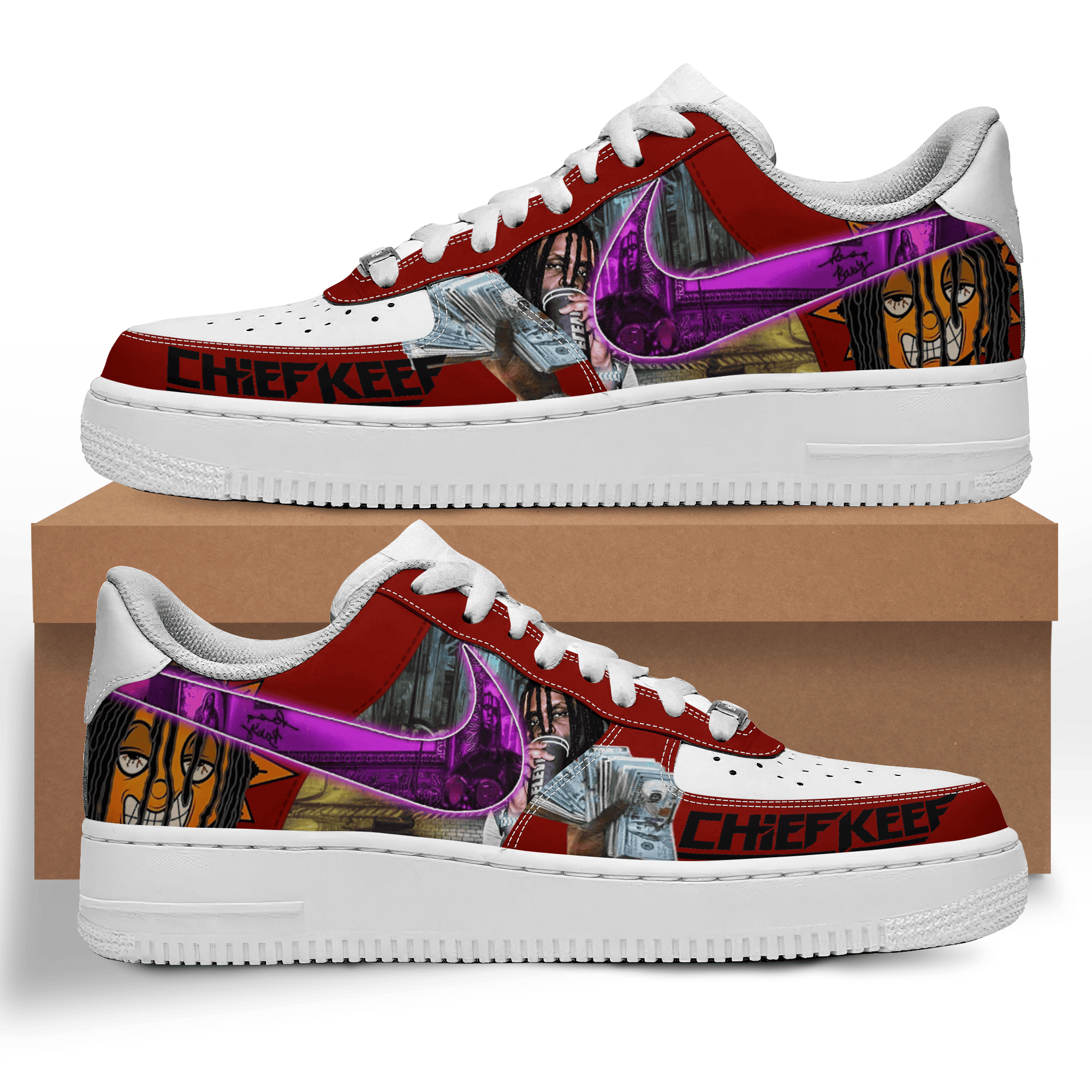 Chief Keef Air Low-Top Sneakers Shoes For Men And Women