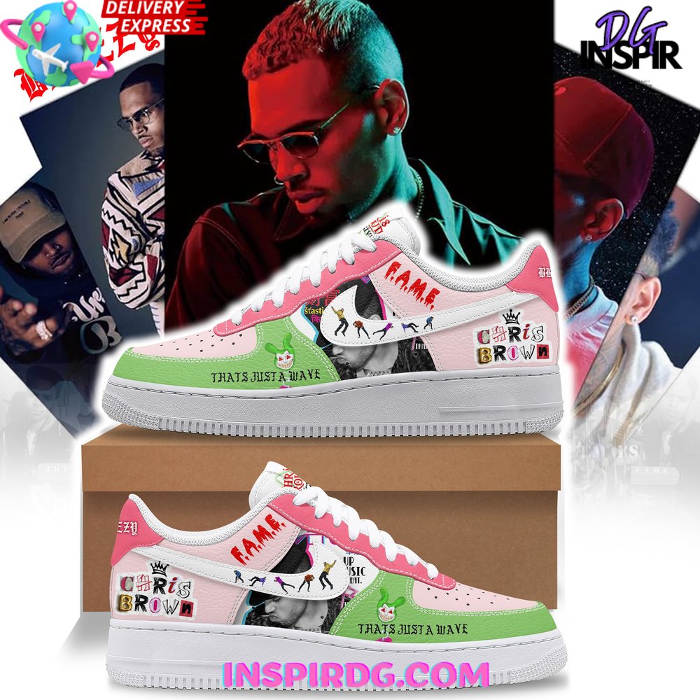 Chris Brown F.A.M.E Wave Air Force 1
