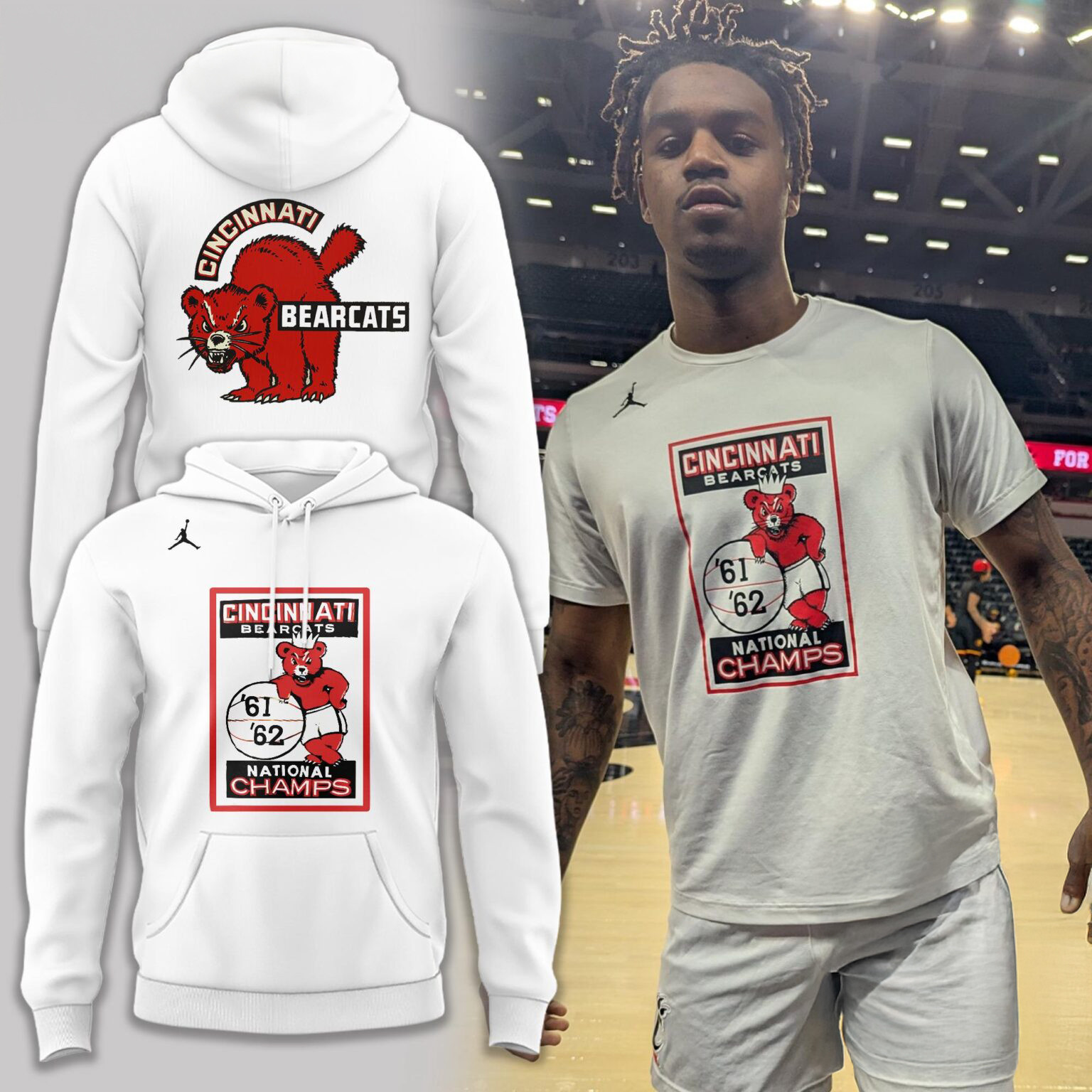 Cincinnati Bearcats Special National Champs Hoodie