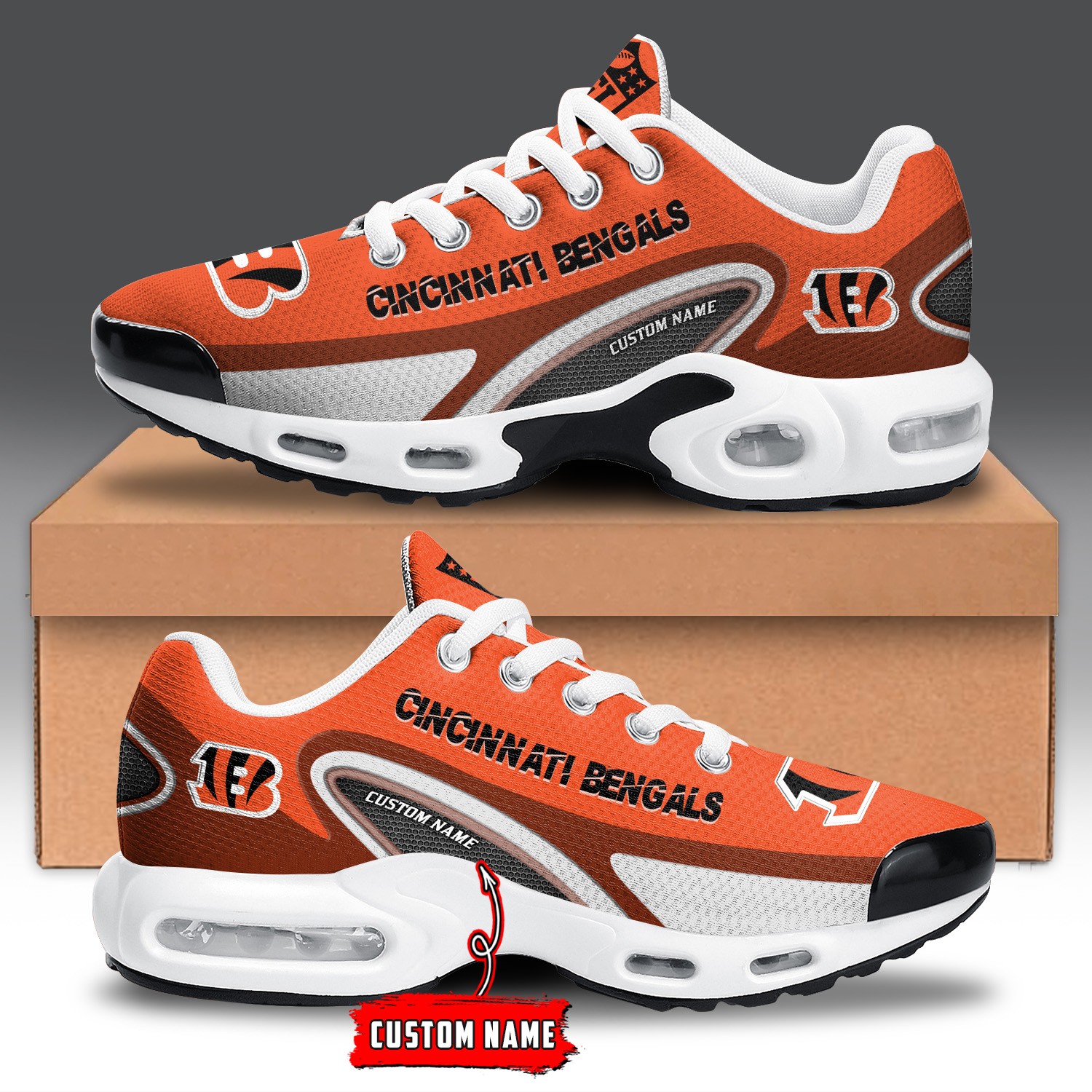 Cincinnati Bengals Air Max Plus Shoes Sneakers For Men And Women