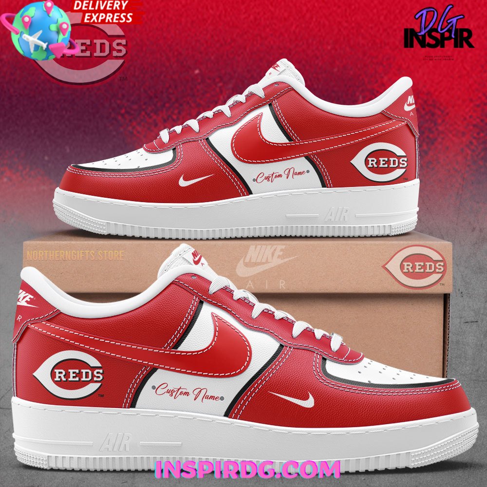 Cincinnati Reds x Custom Name Air Force 1