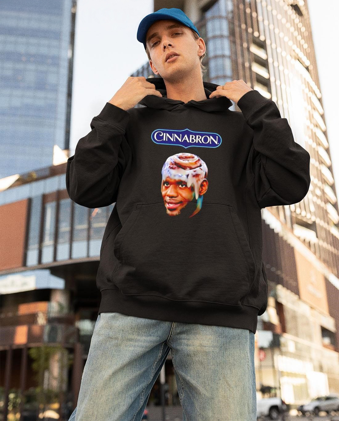 Cinnabron LeBron James Meme HoodieFor Adults