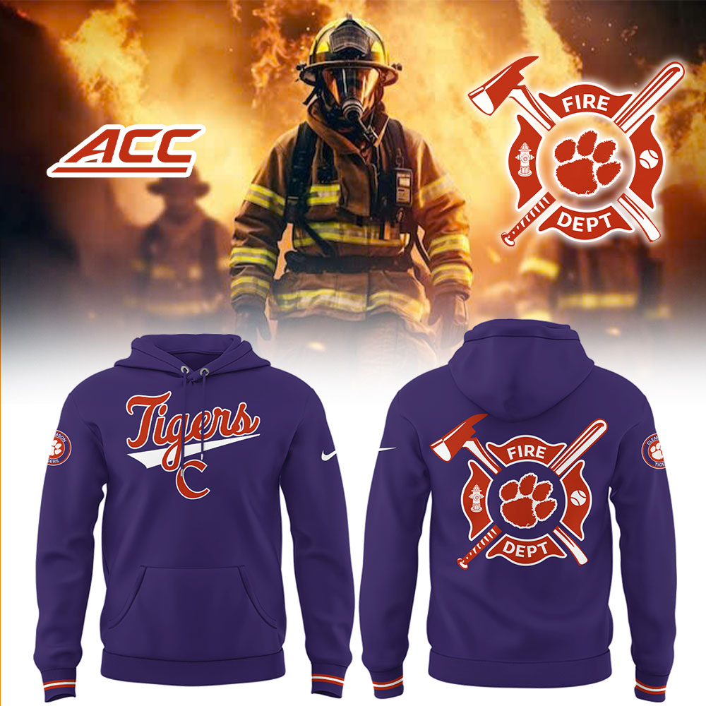 Clemson Baseball x Firefighter Appreciation Night Hoodie