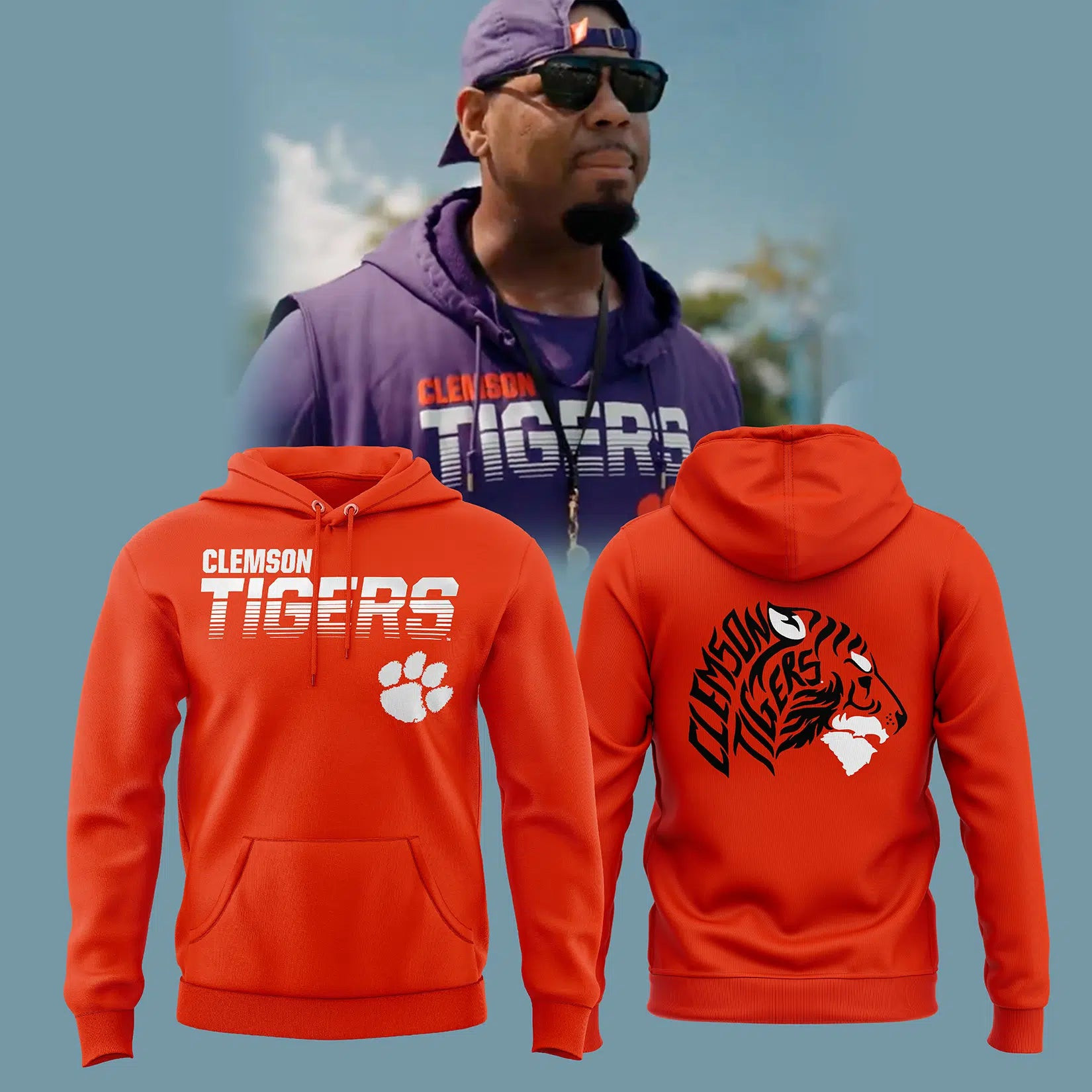 Clemson Tigers Training Camp Orange NCAA Hoodie Unique