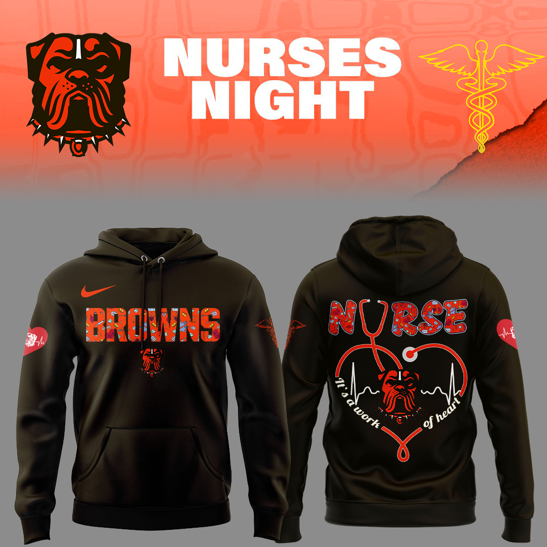 Cleveland Browns Nurses Appreciation Hoodie Presents For Football Players