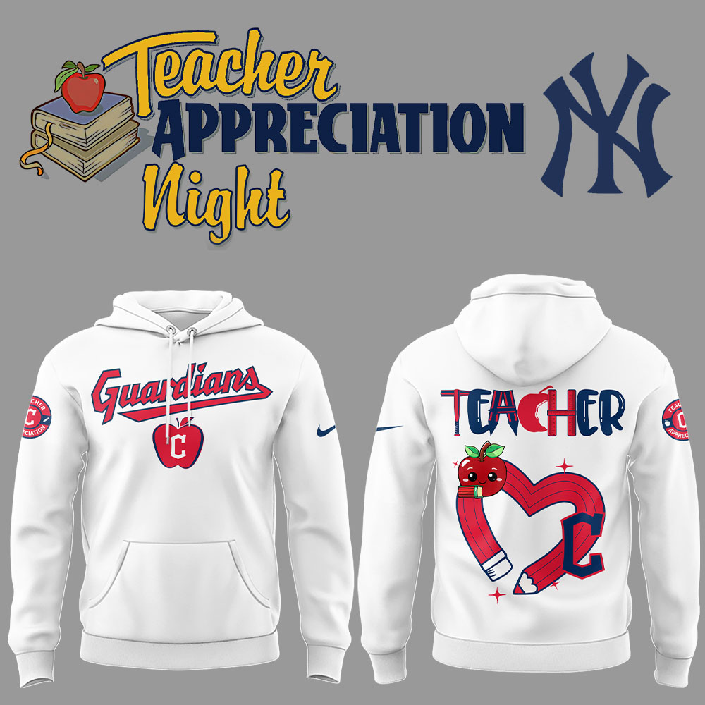 Cleveland Guardians x Teacher Appreciation Night Hoodie Baseball