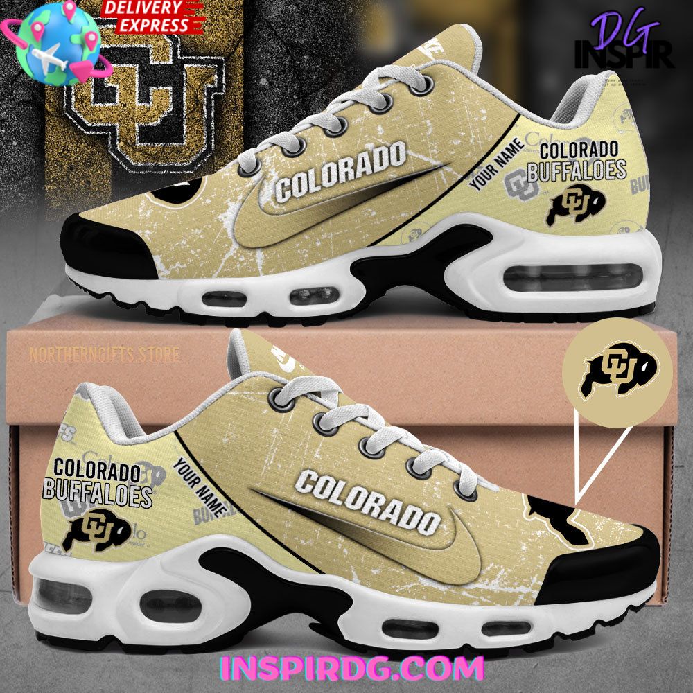 Colorado Buffaloes Air Max Plus Shoes Sneakers For Men And Women