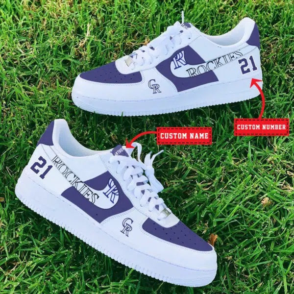 Colorado Rockies MLB Air Low-Top Sneakers Shoes For Men And Women