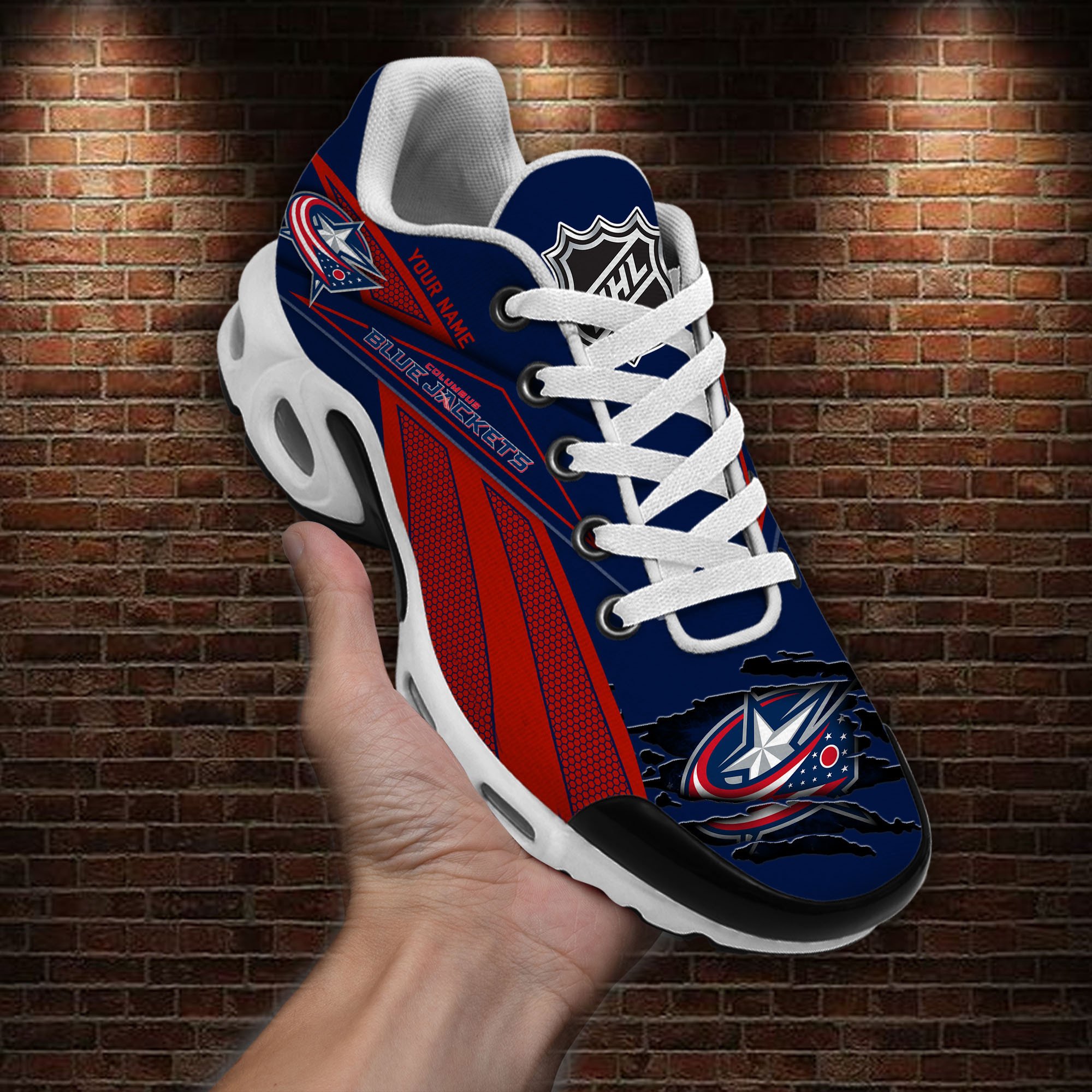 Columbus Blue Jackets Air Max Plus Shoes Sneakers For Men And Women