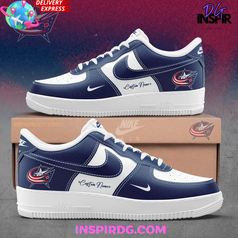 Columbus Blue Jackets Custom 2025 Air Force 1