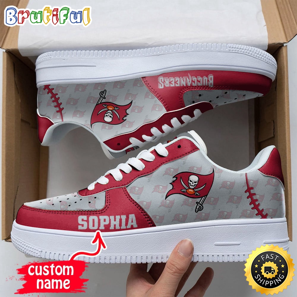 Custom NFL Tampa Bay Buccaneers Air Force 1 Shoes Fashionable Air Force 1