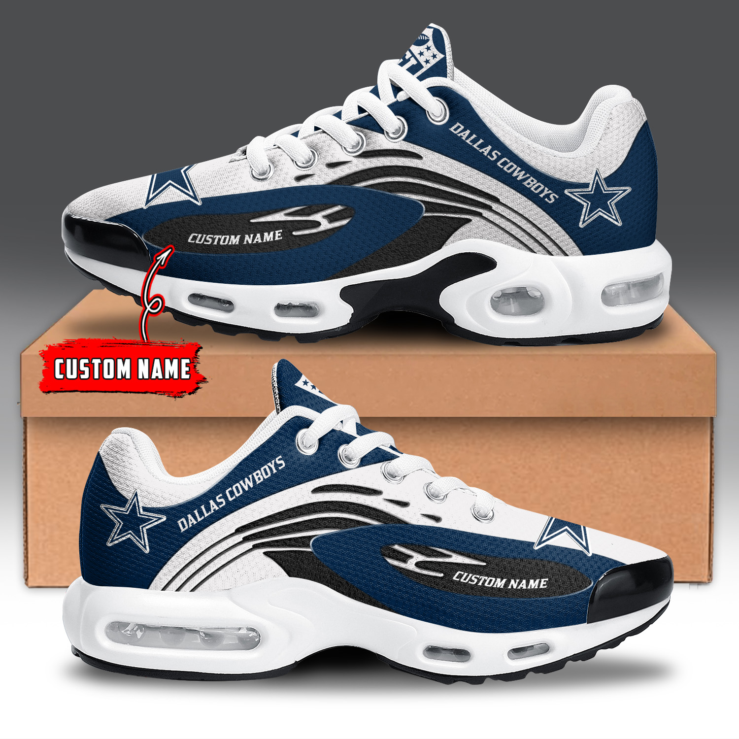 Dallas Cowboys Air Max Plus Shoes Sneakers For Men And Women