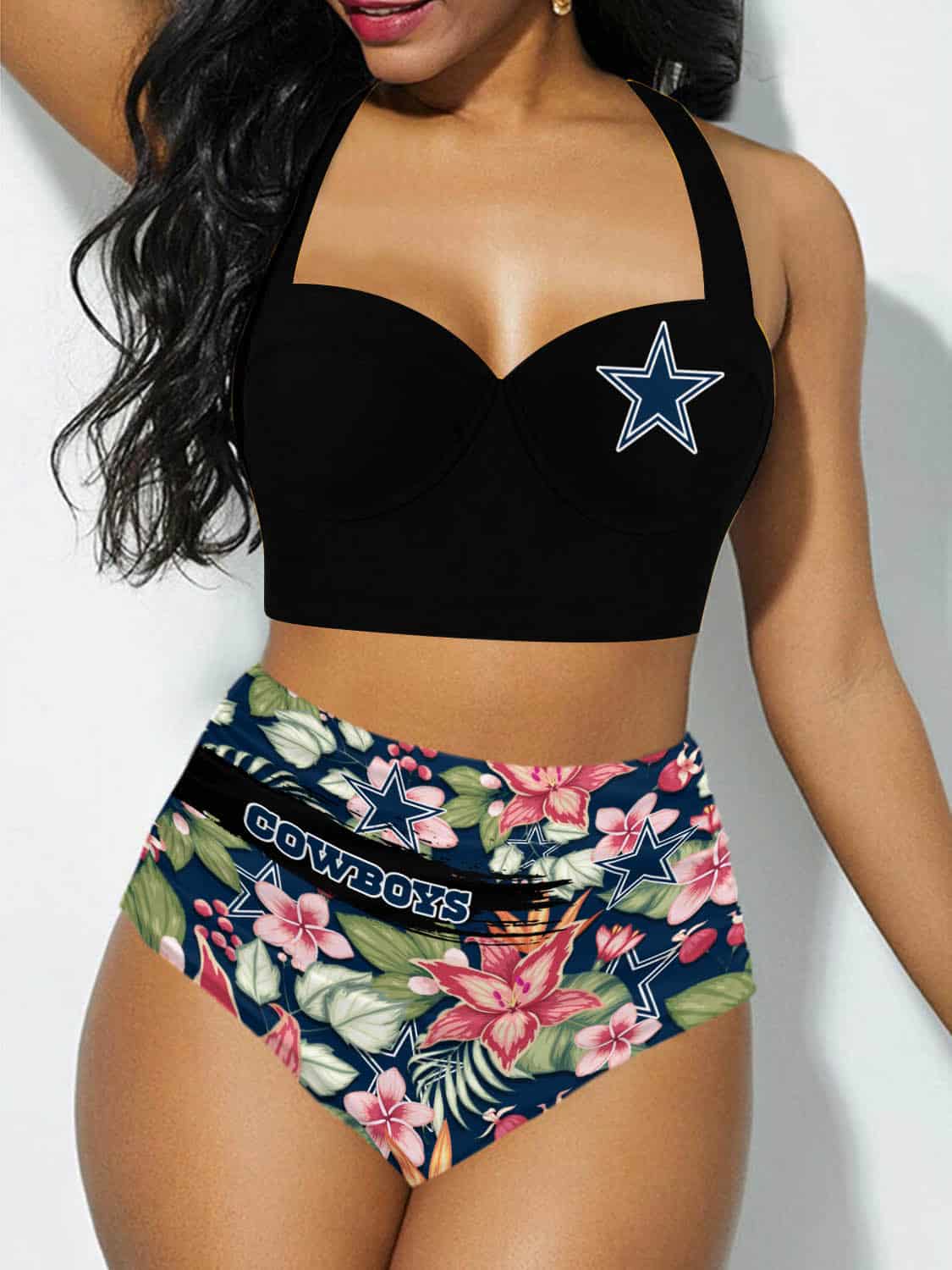 Dallas Cowboys Sexy Print Bikini Swimsuit St7799